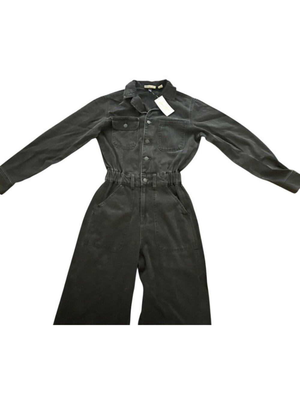 Universal Thread Women's 00 Long Sleeve Utility Baggy Denim Jumpsuit - NEW Tags - Picture 5 of 7